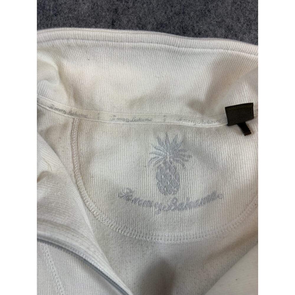 Green Bay Packers NFL Half Zip Pullover Sweatshirt Mens XL White Tommy Bahama - Picture 4 of 10
